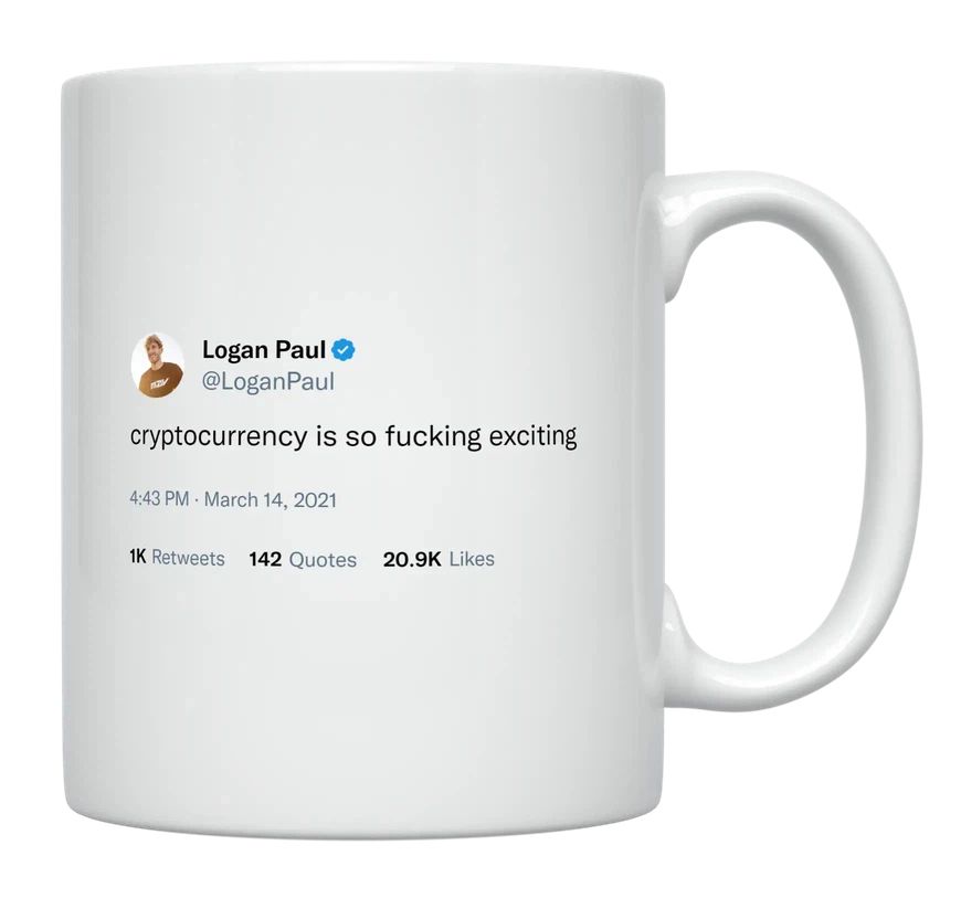 Logan Paul - Cryptocurrency Is So Exciting- mug