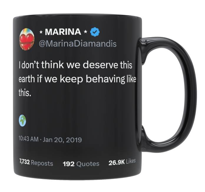 Marina Diamandis - We Don’t Deserve This Earth- mug