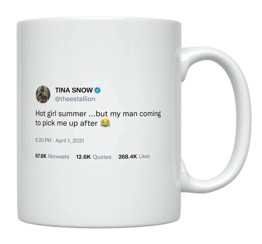 Megan Thee Stallion - Hot Girl Summer-tweet on mug