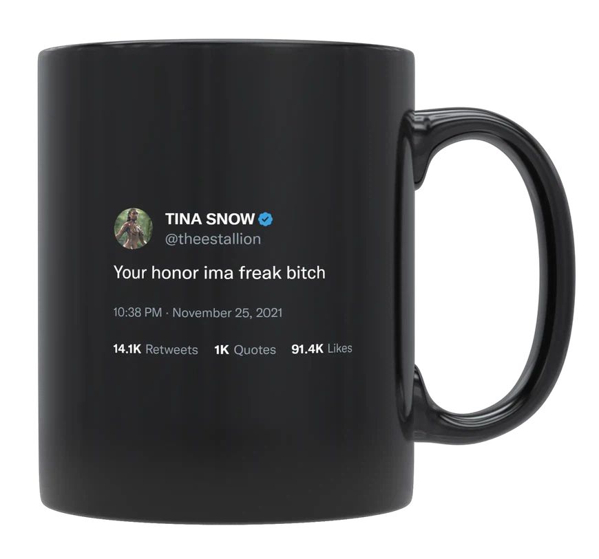 Megan Thee Stallion - Your Honor I’m a Freak B****- mug