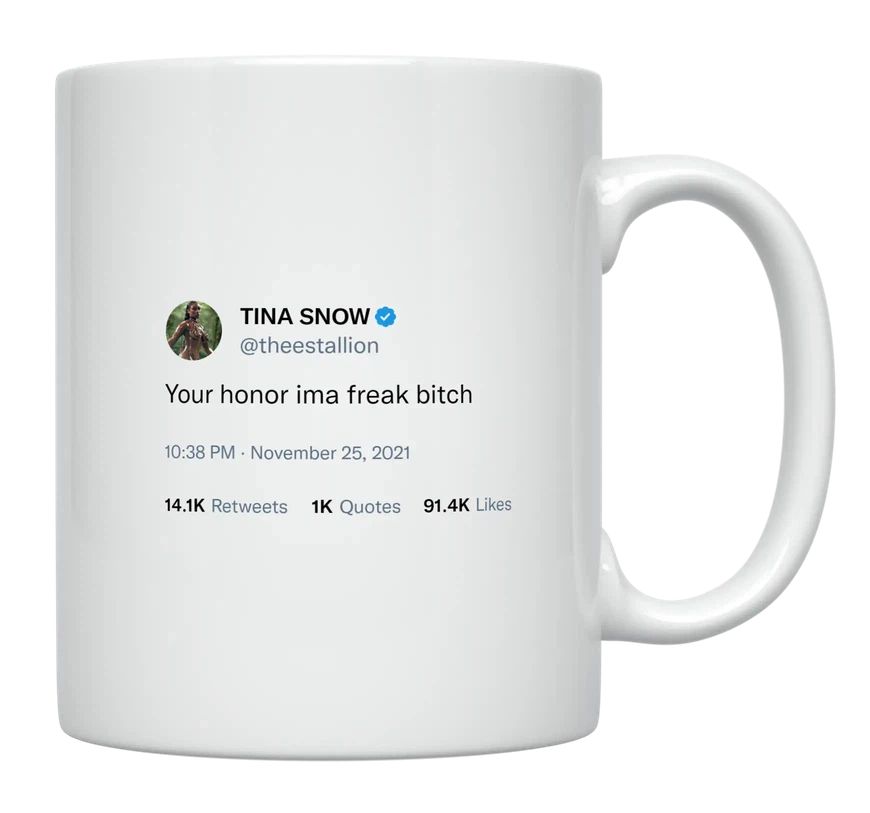 Megan Thee Stallion - Your Honor I’m a Freak B****- mug