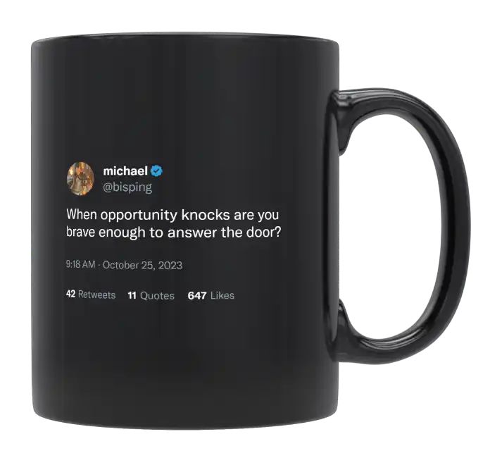 Michael Bisping - When Opportunity Knocks- mug