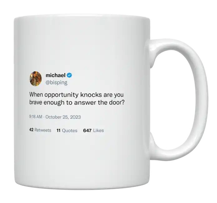 Michael Bisping - When Opportunity Knocks- mug