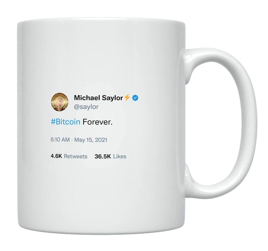 Michael Saylor - Bitcoin Forever- mug