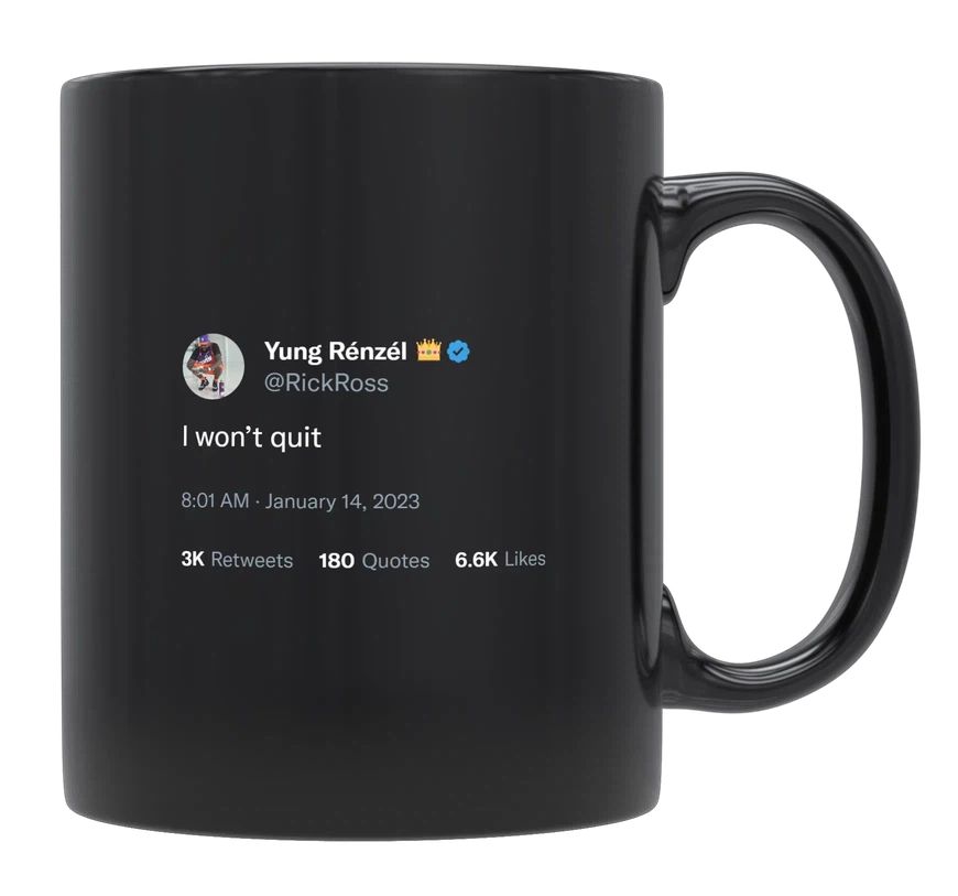 Rick Ross - I Won’t Quit- mug