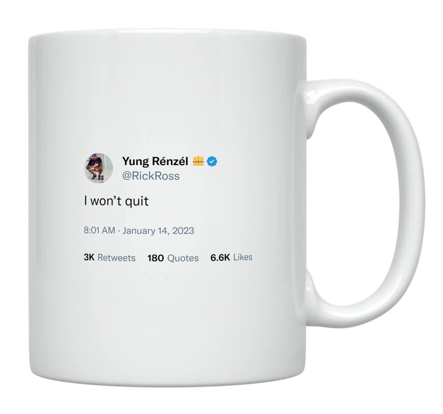 Rick Ross - I Won’t Quit- mug