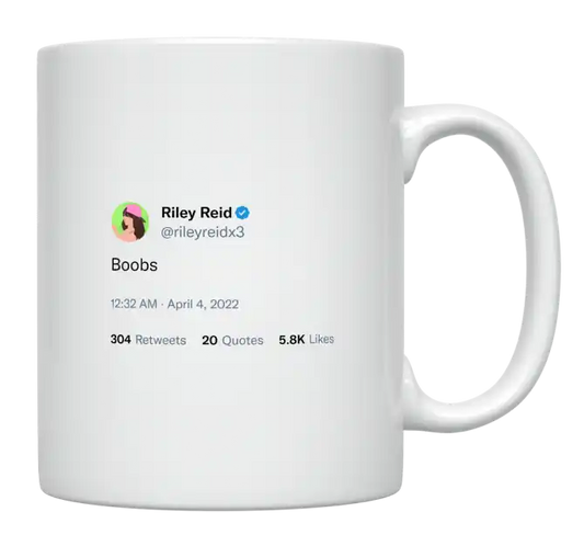 Riley Reid - Boobs-tweet on mug