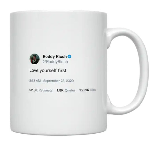 Roddy Ricch - Love Yourself First- mug