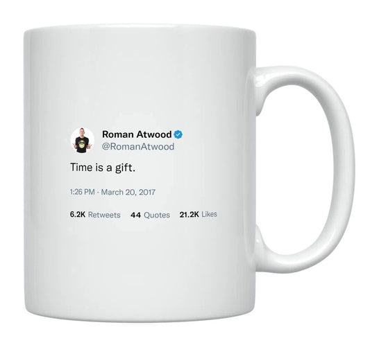 Roman Atwood - Time Is a Gift- mug