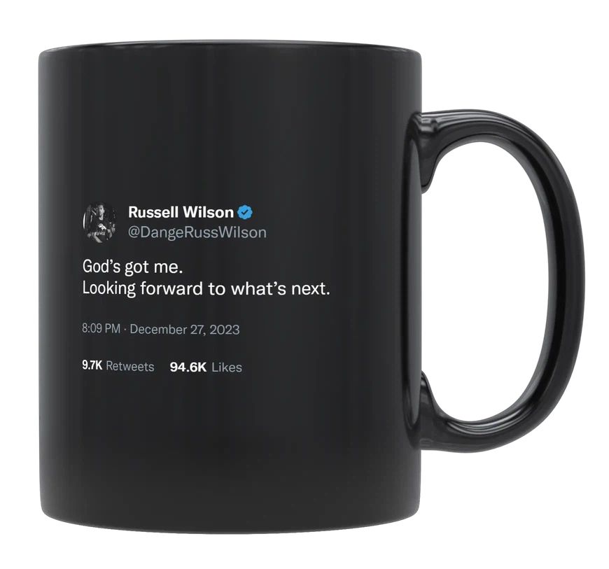 Russell Wilson - God’s Got Me- mug