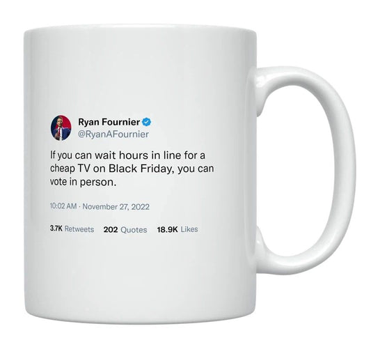 Ryan Fournier - Vote in Person- mug