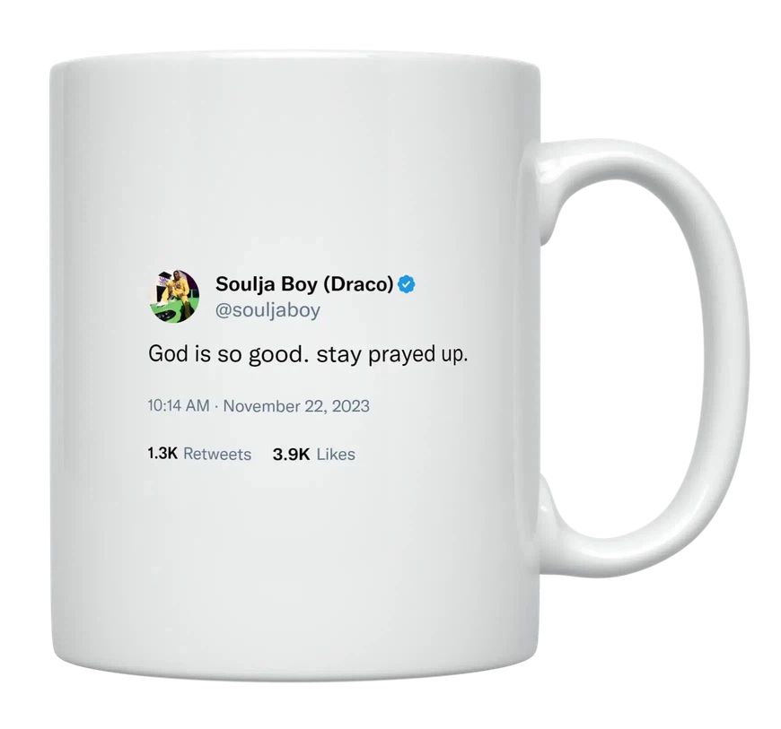 Soulja Boy - God Is Good- mug