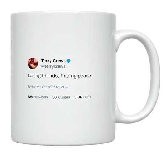 Terry Crews - Losing Friends, Finding Peace- mug