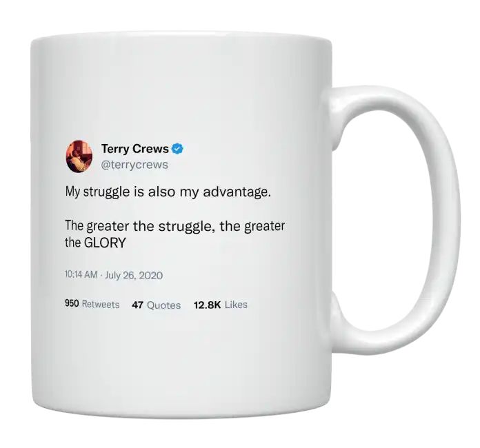 Terry Crews - My Struggle Is Also My Advantage- mug