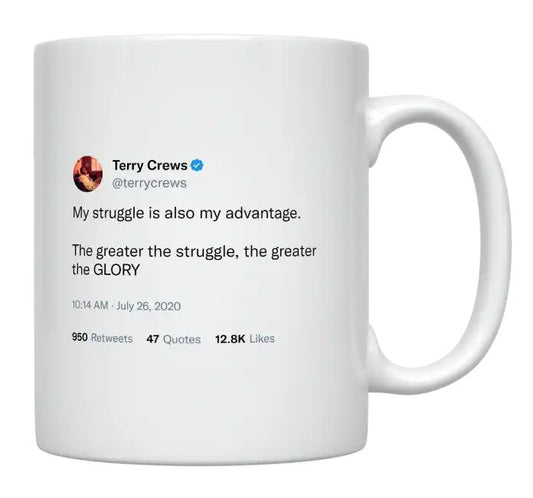 Terry Crews - My Struggle Is Also My Advantage- mug