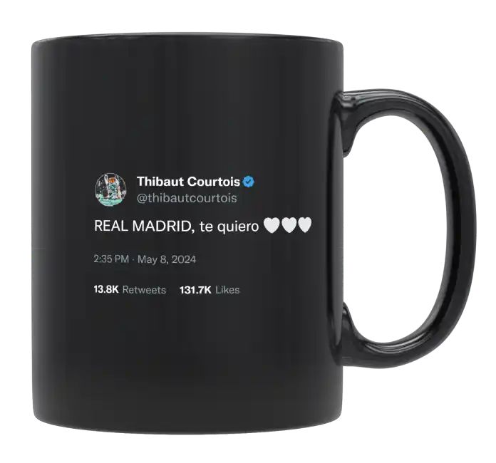 Thibaut Courtois - Real Madrid Te Quiero- mug