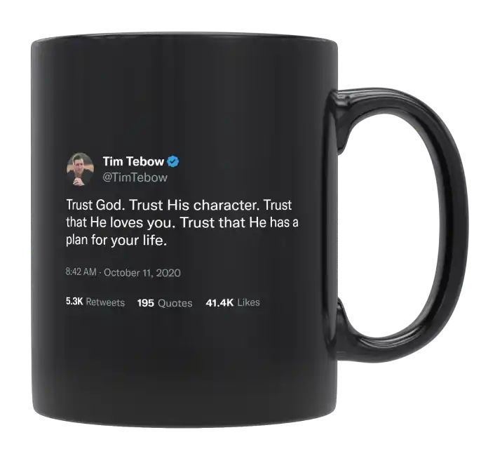 Tim Tebow - Trust God- mug