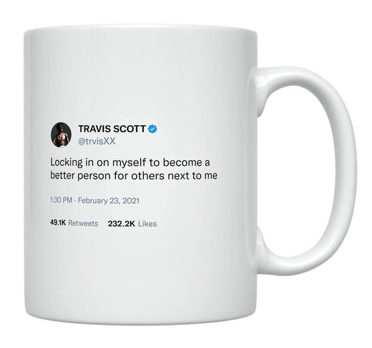 Travis Scott - Become a Better Person- mug