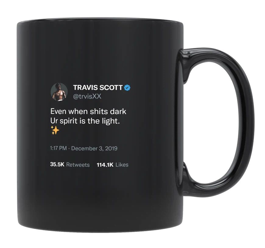 Travis Scott - Your Spirit Is the Light- mug