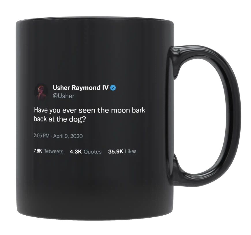 Usher - Moon Doesn’t Bark at Dog- mug