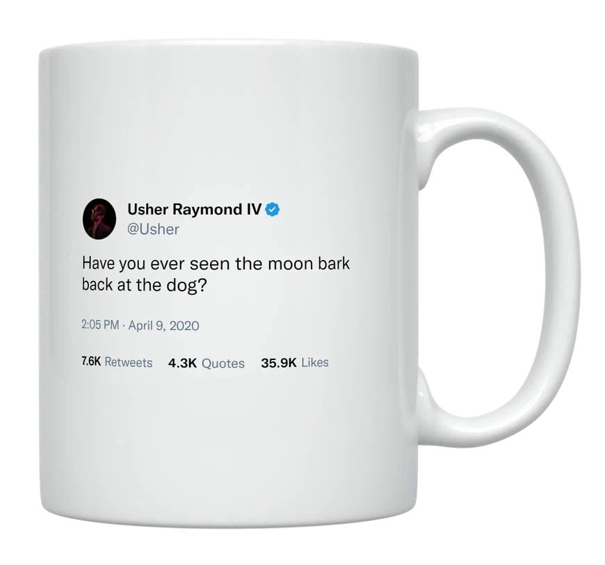 Usher - Moon Doesn’t Bark at Dog- mug