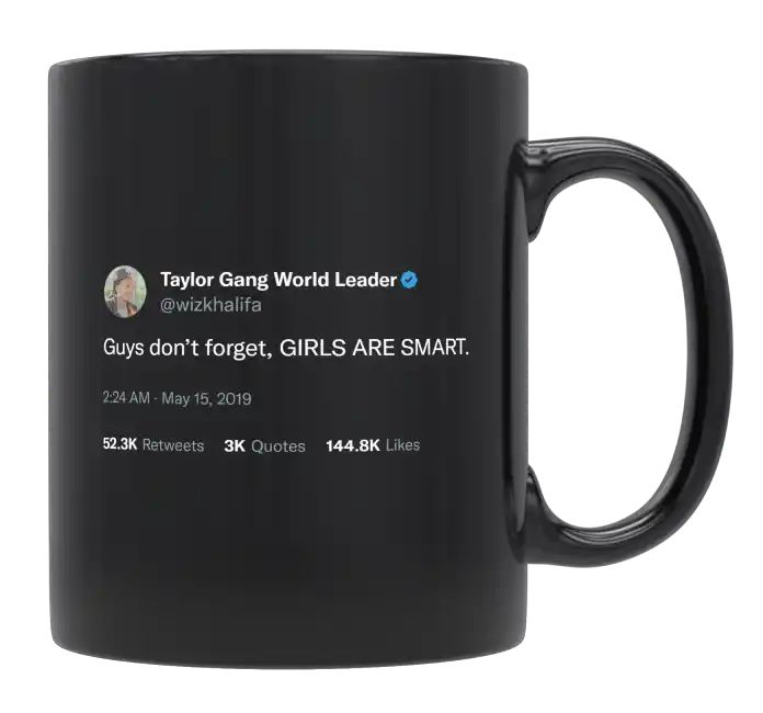 Wiz Khalifa - 2 Girls Are Smart- mug