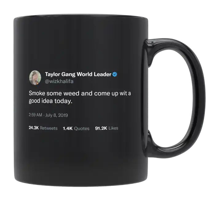 Wiz Khalifa - Come Up With a Good Idea- mug