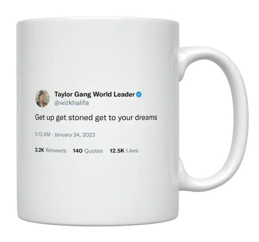 Wiz Khalifa - Get to Your Dreams- mug