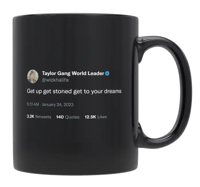 Wiz Khalifa - Get to Your Dreams-tweet on mug