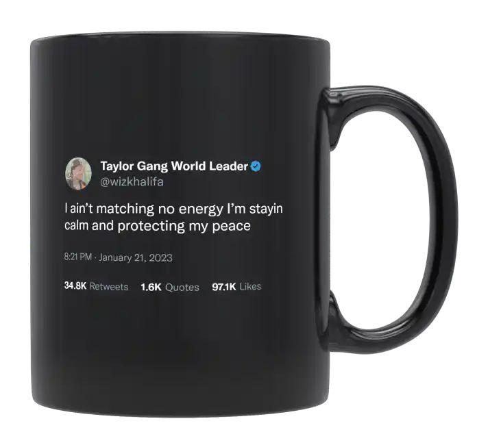 Wiz Khalifa - I’m Not Matching Energy- mug