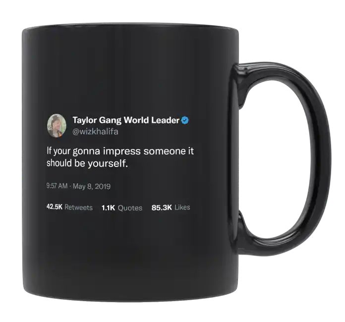 Wiz Khalifa - Impress Yourself- mug