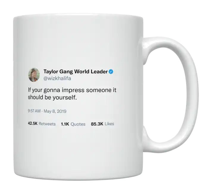 Wiz Khalifa - Impress Yourself- mug