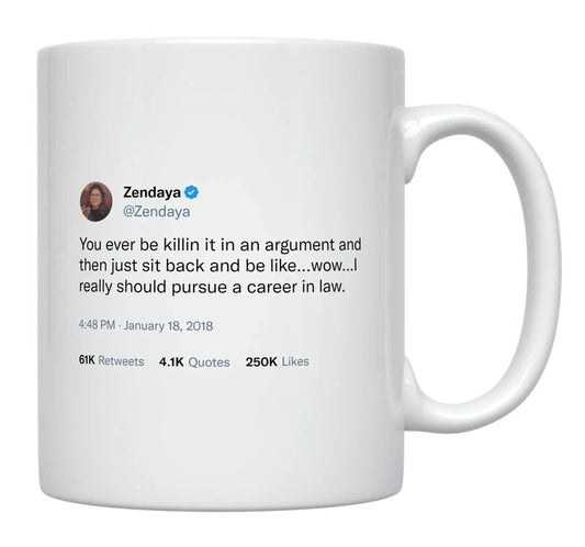 Zendaya - Winning an Argument- mug